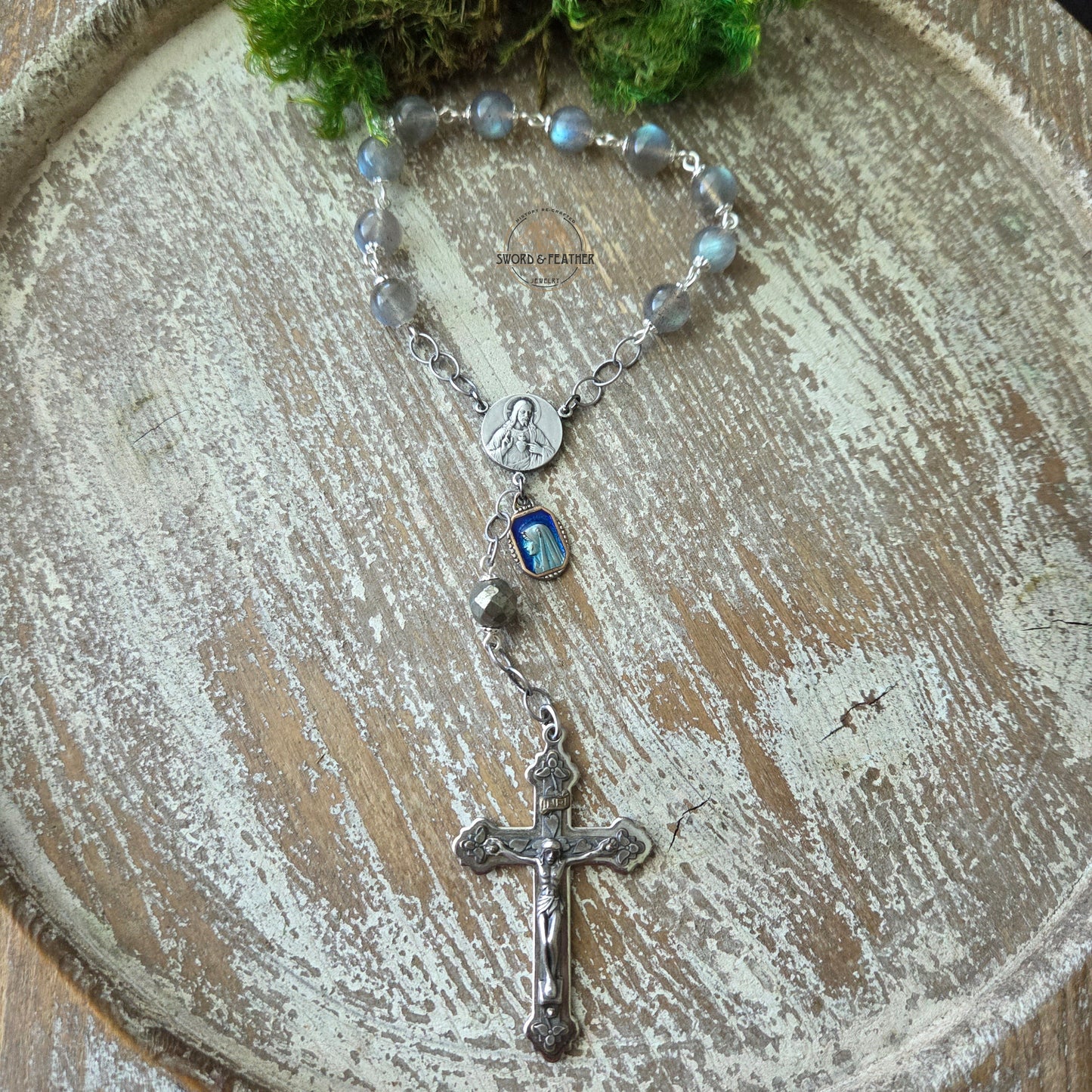 Labradorite Pocket Rosary