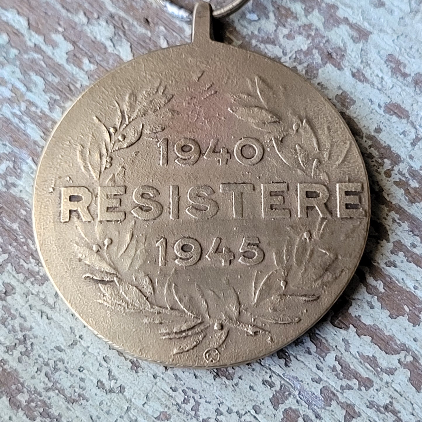 WWI Originial, Belgian Resistance medallion necklace