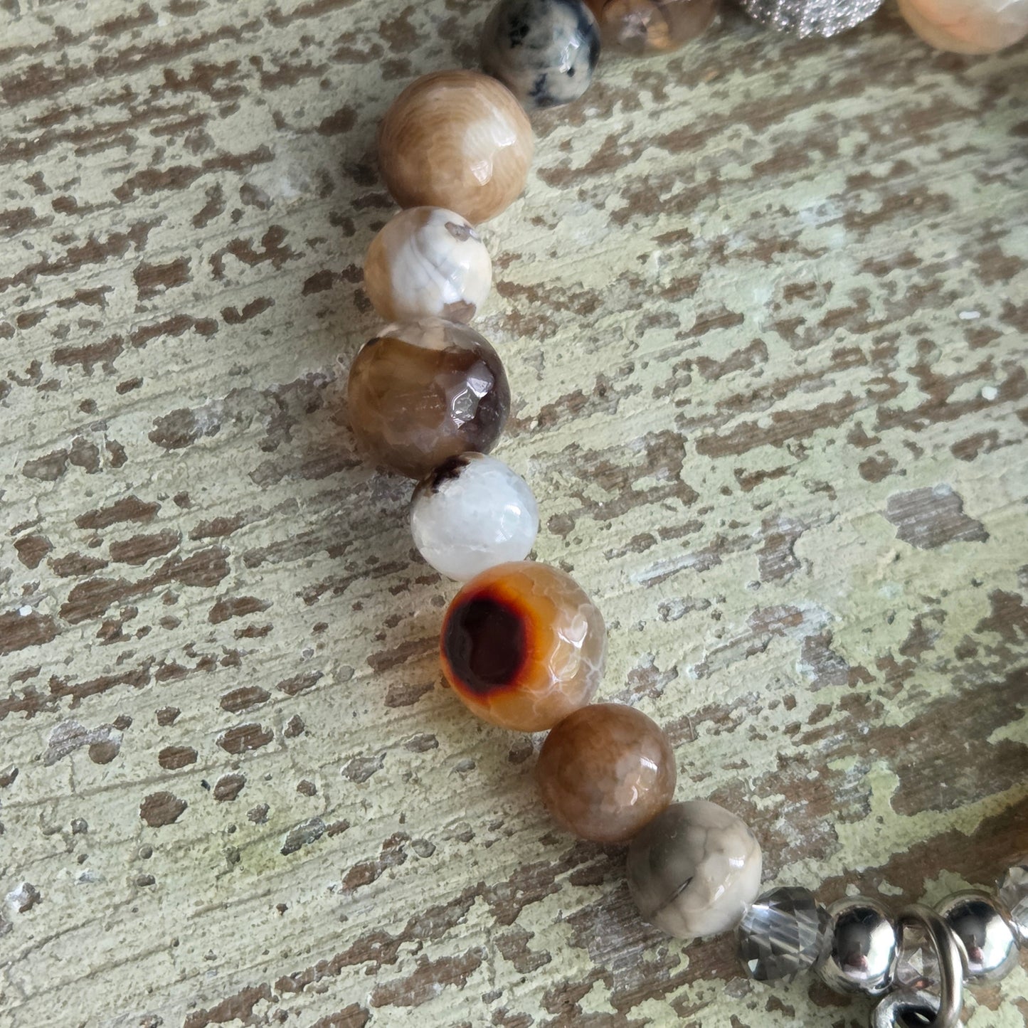 Boho Bling Maltese Cross Bracelet