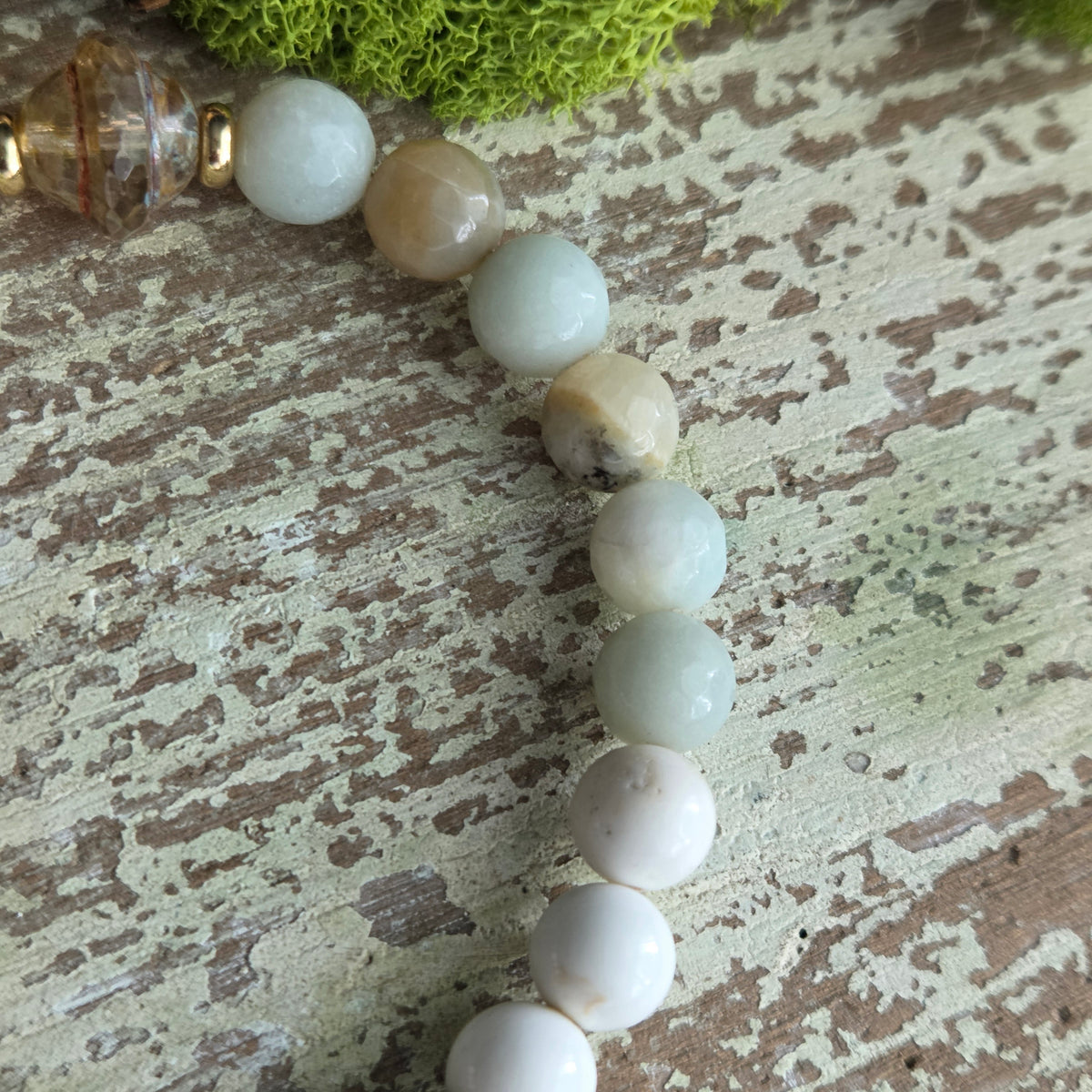 Amazonite Filigree Heart