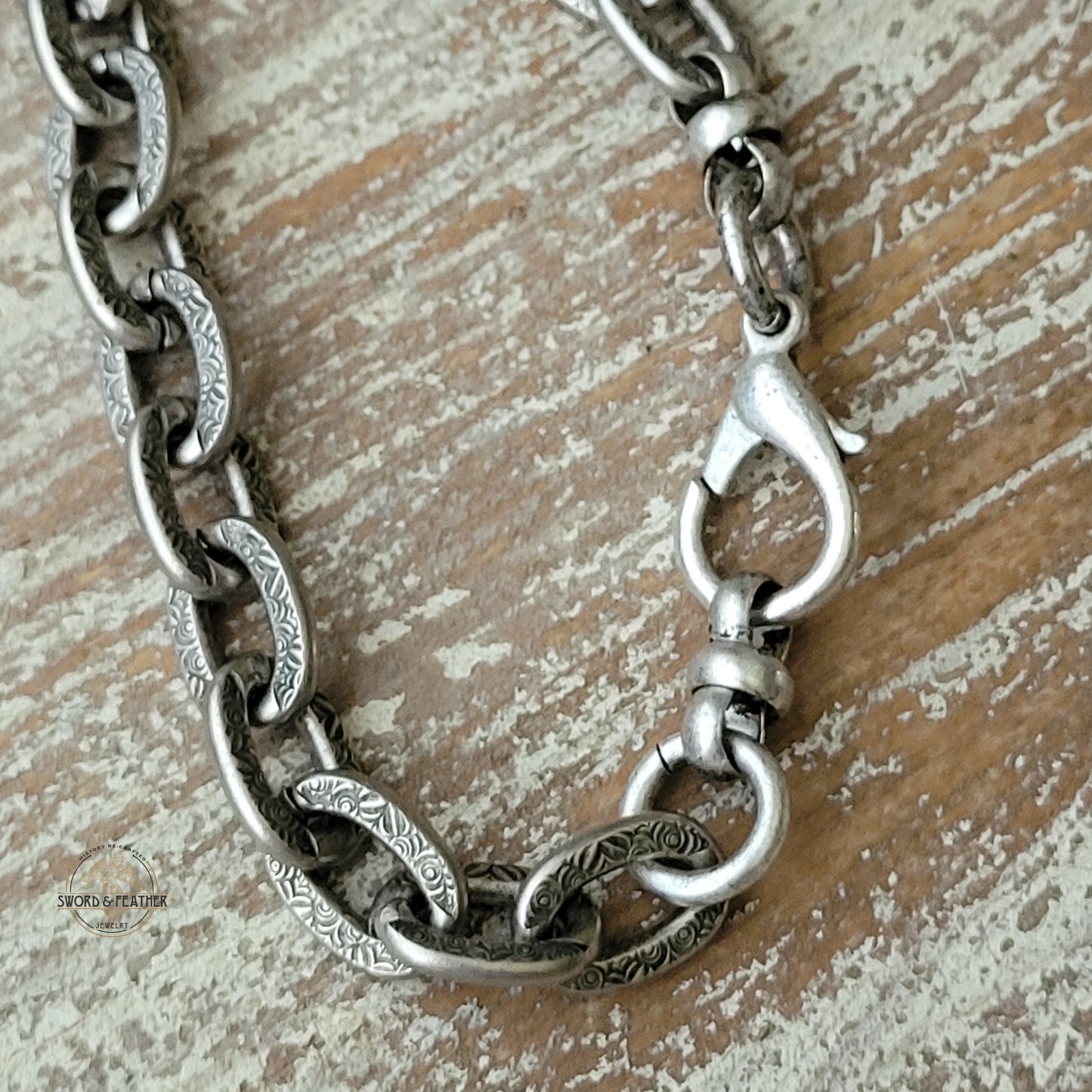 Vintage Silver Western Horse Watch Fob Necklace