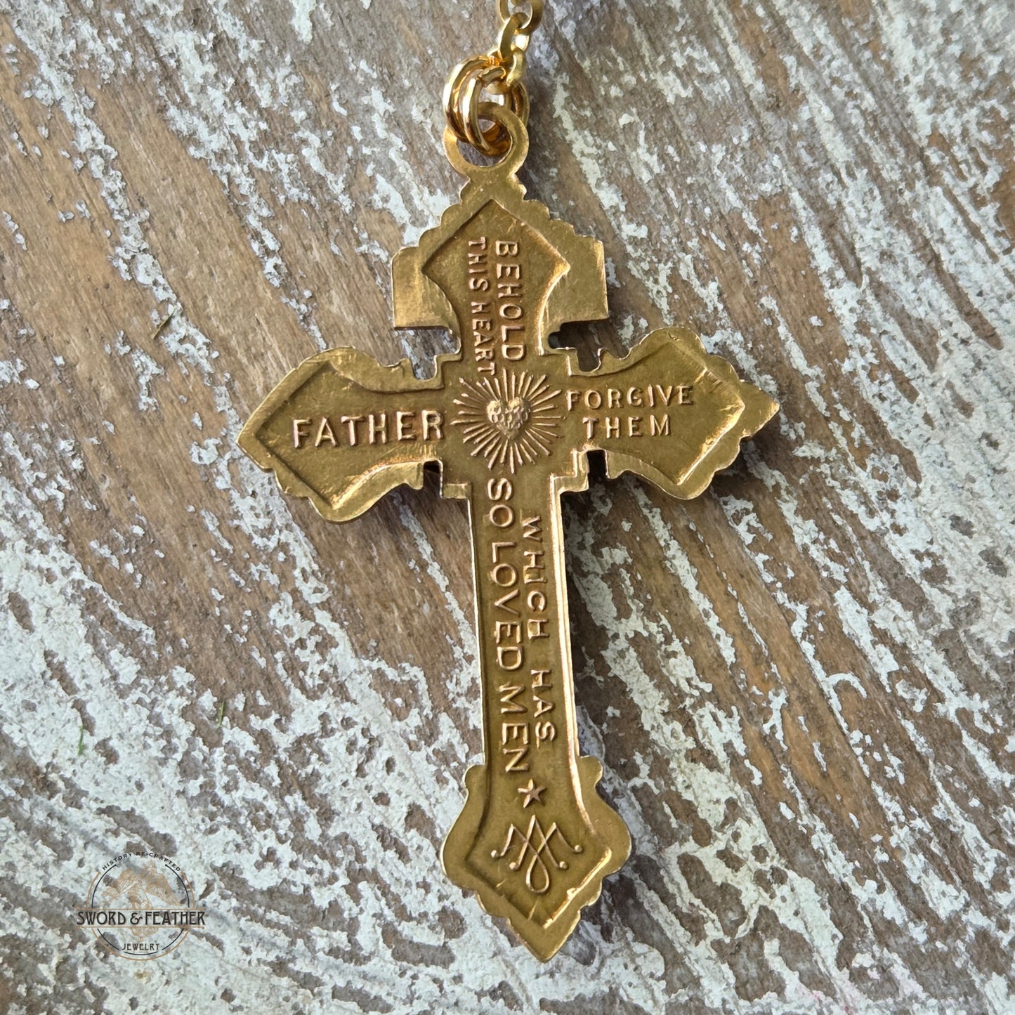 Coral Fossil Pocket Rosary