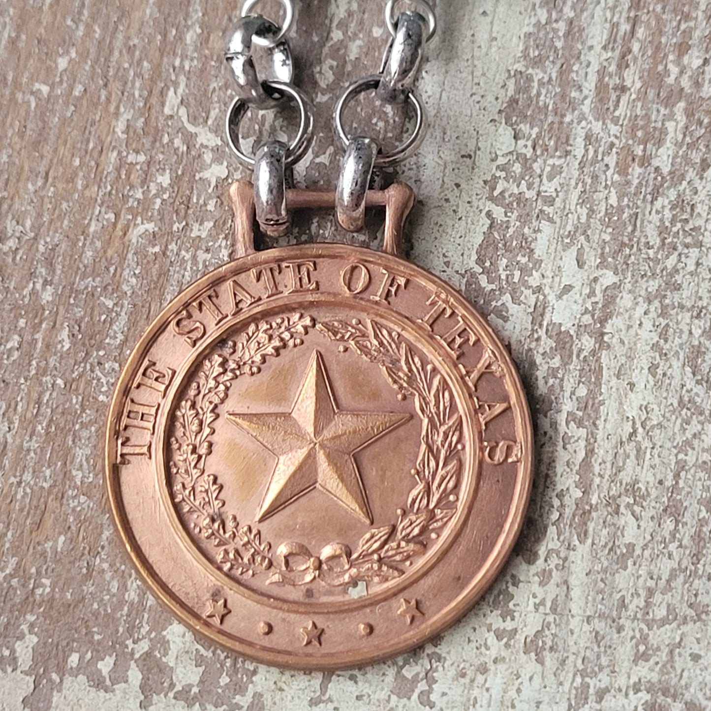 Turquoise Texas Watch fob necklace