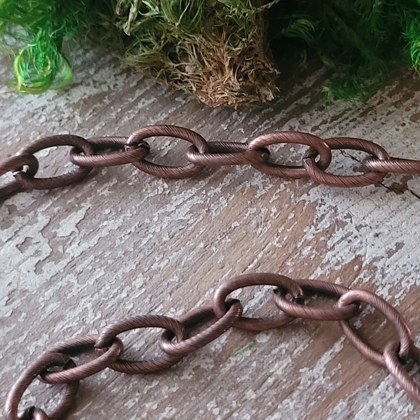 Copper Two Pence necklace