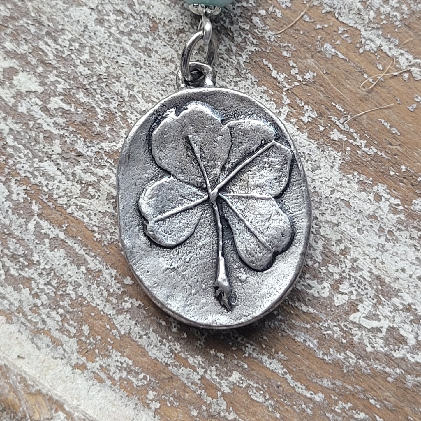 Make A Wish, Clover Pendant Necklace