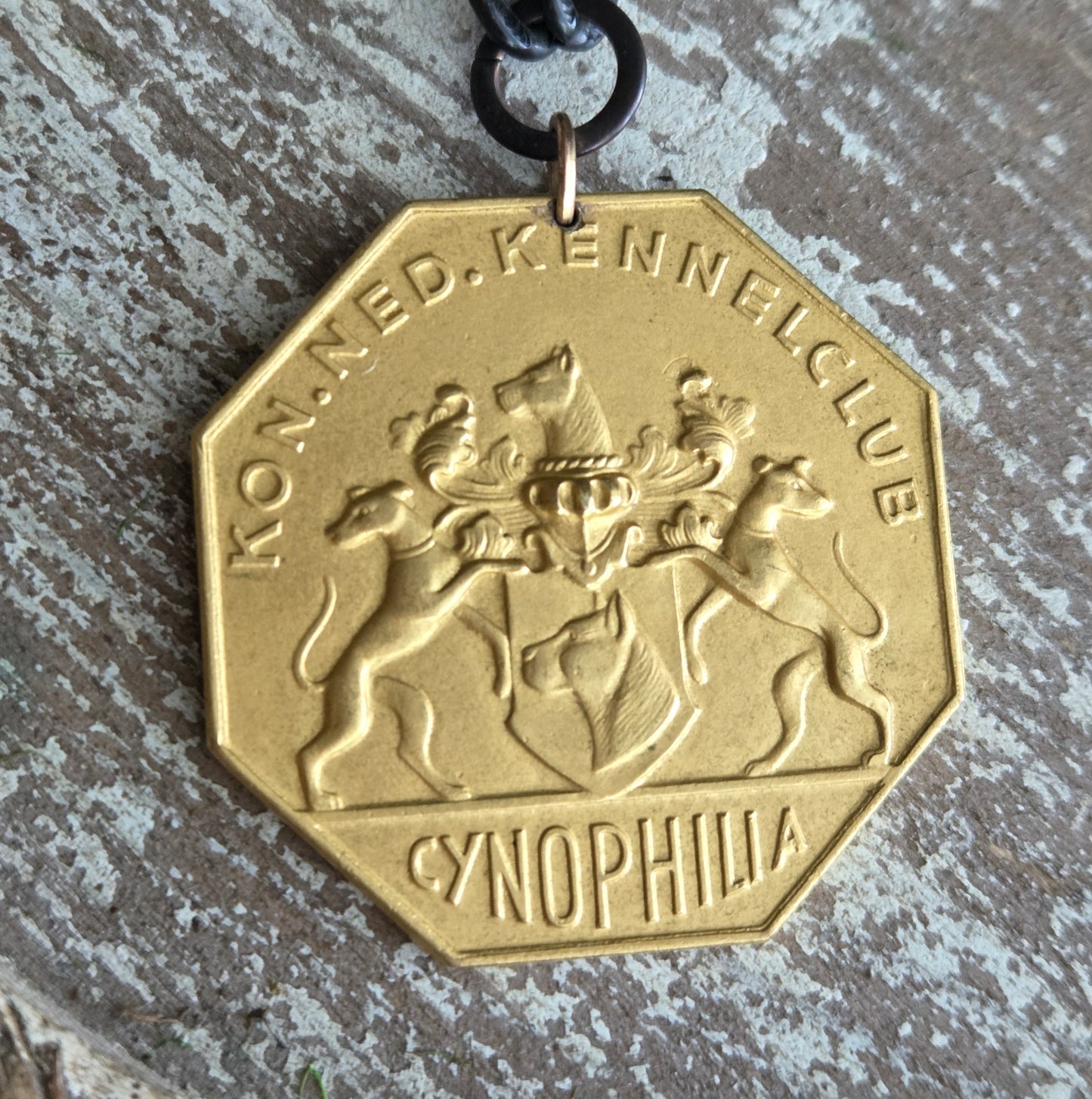 FOR THE LOVE OF DOGS - Vintage Dog Show medal, bohemian necklace