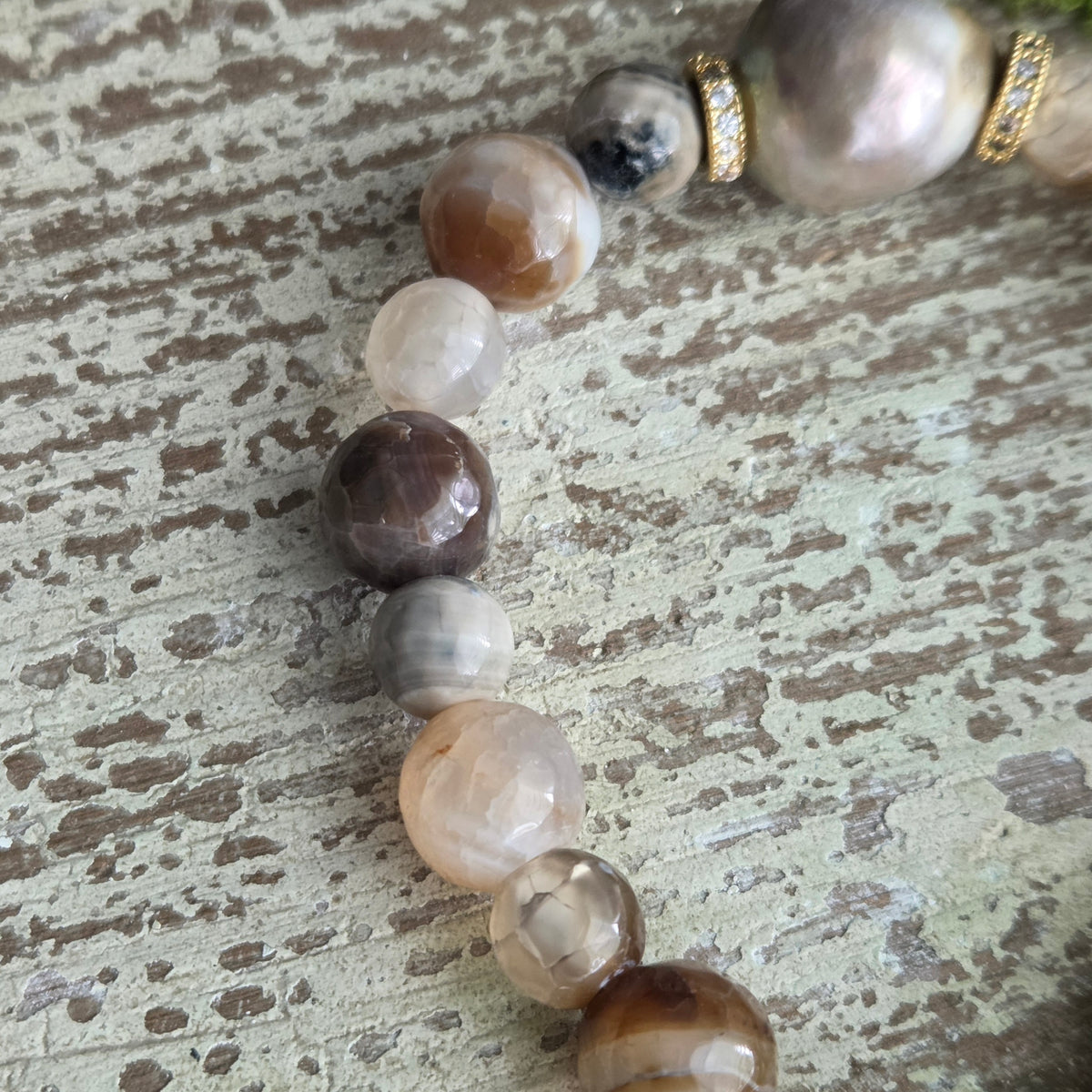 Baroque Pearl Boho Cross/Heart