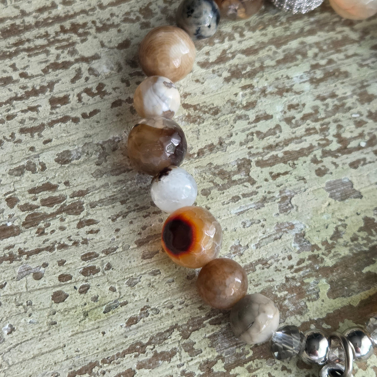 Boho Bling Maltese Cross Bracelet