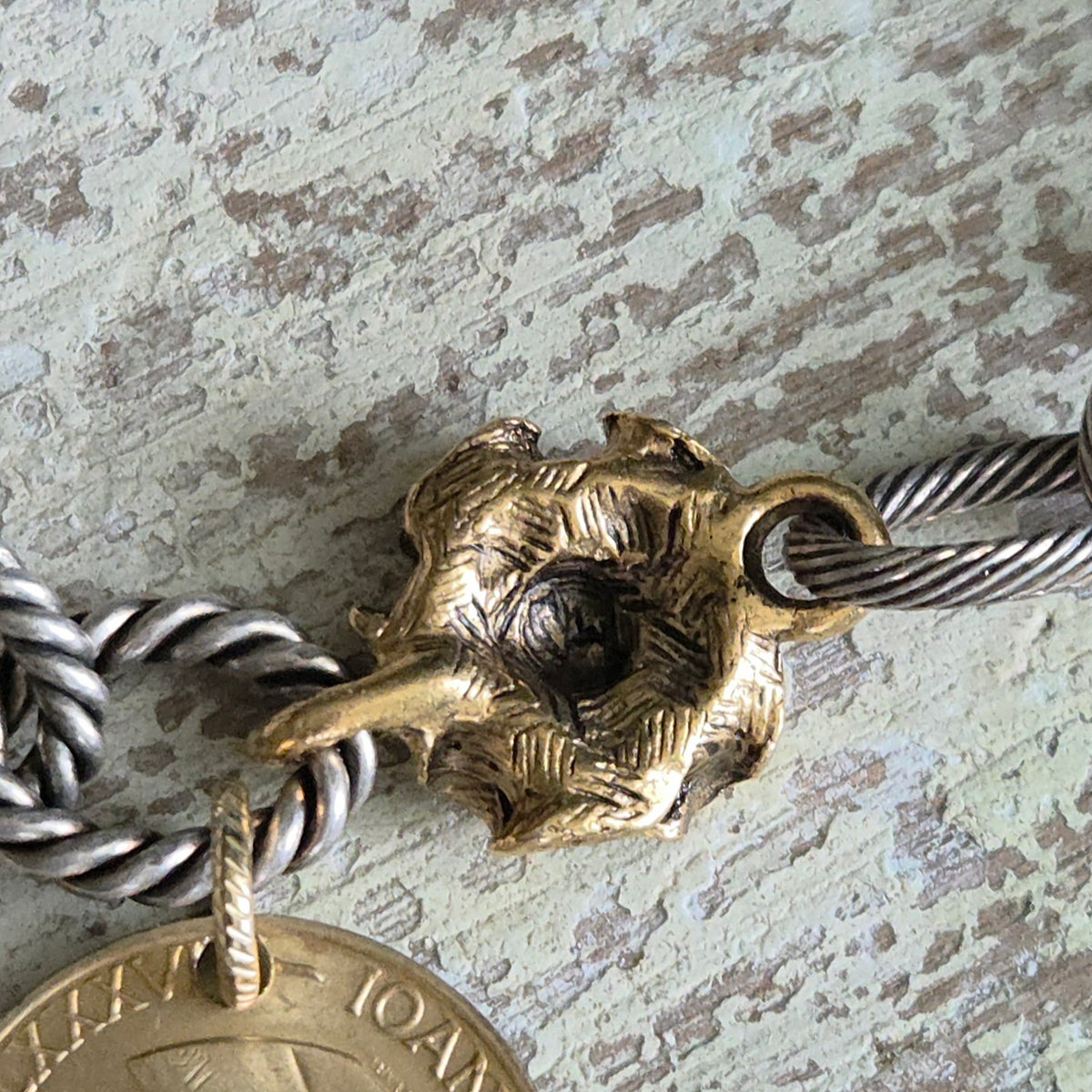 1987 Vatican Assumption of Mary Coin Bracelet