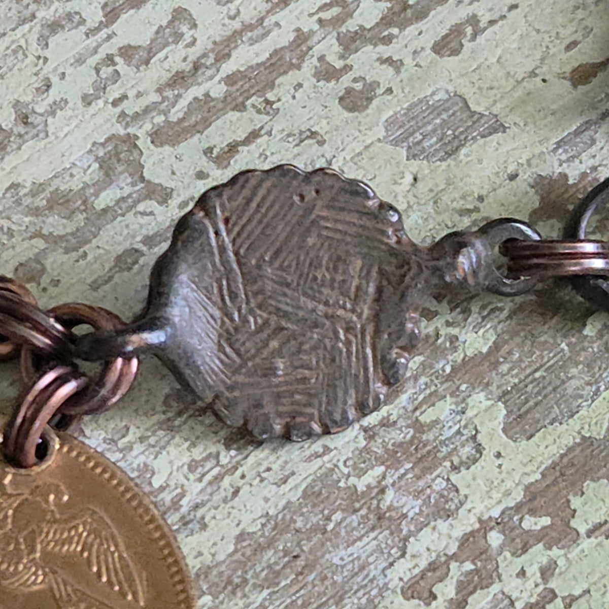 Vintage State of Idaho Coin Bracelet