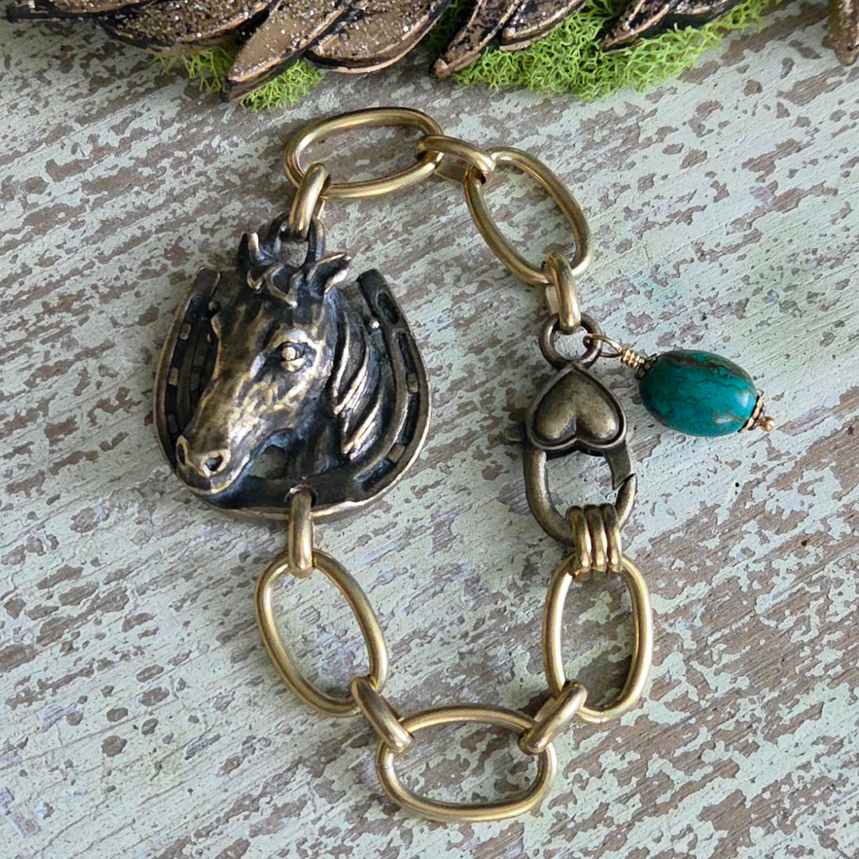 Antique Equestrian Bracelet