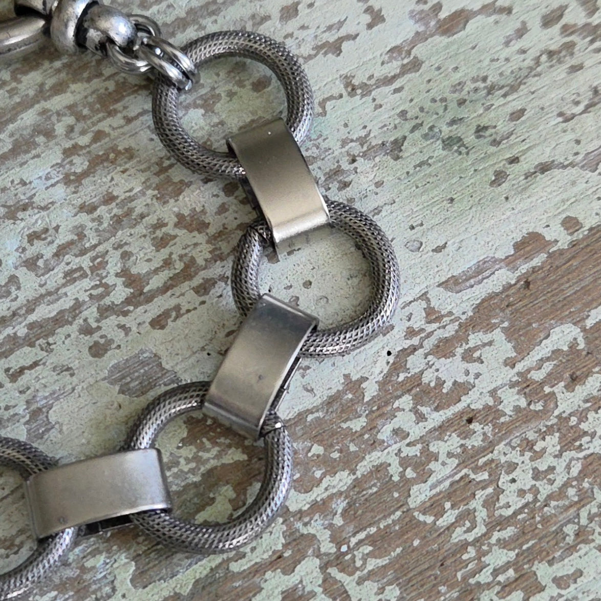 Vintage 1940's Sun Valley Idaho Skier Bracelet