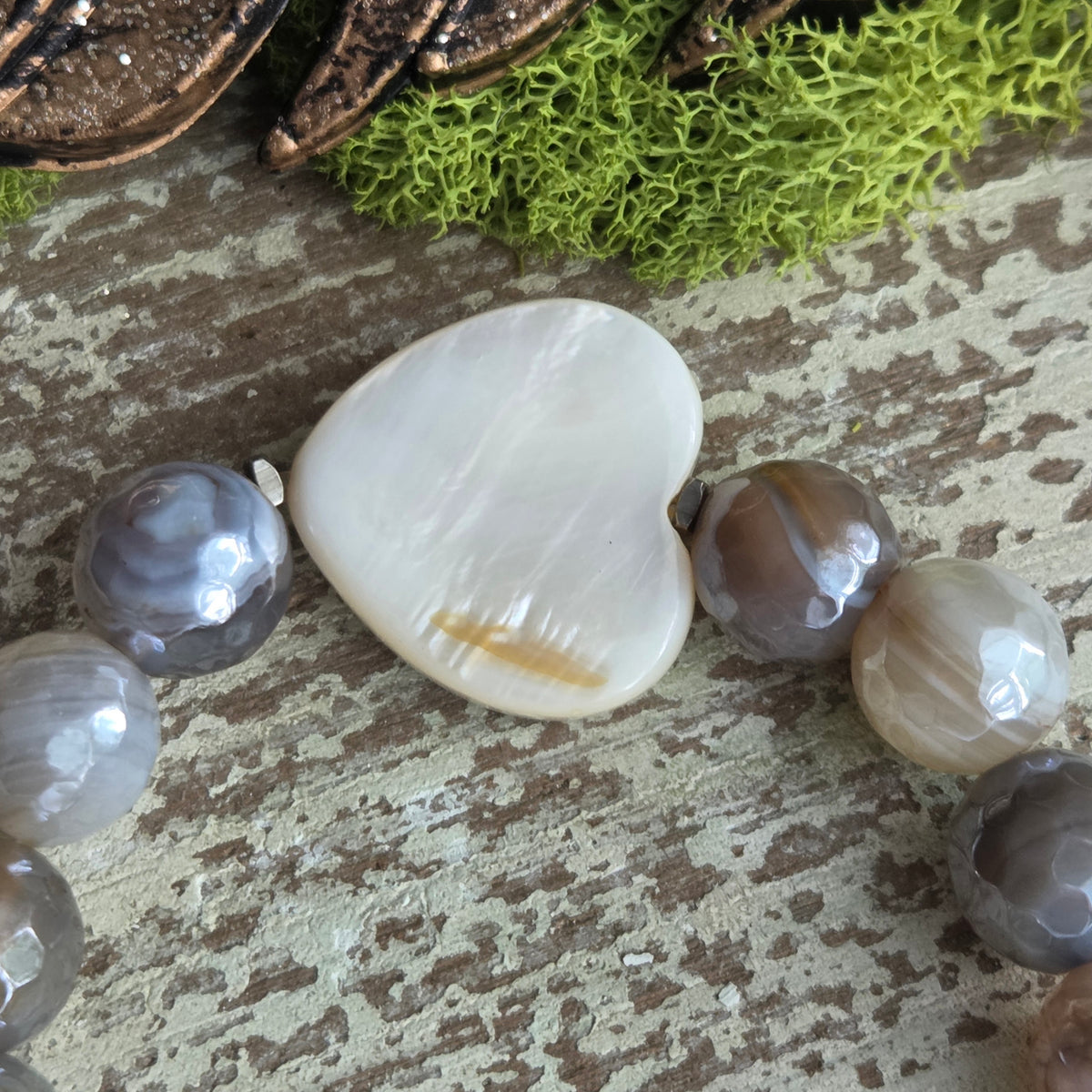 Mystic Agate Butterfly Bracelet