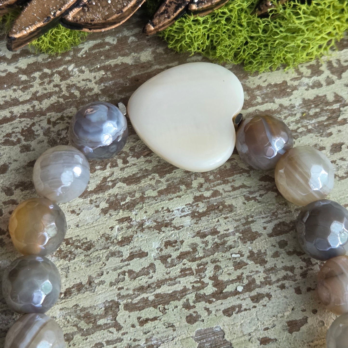 Mystic Agate Butterfly Bracelet